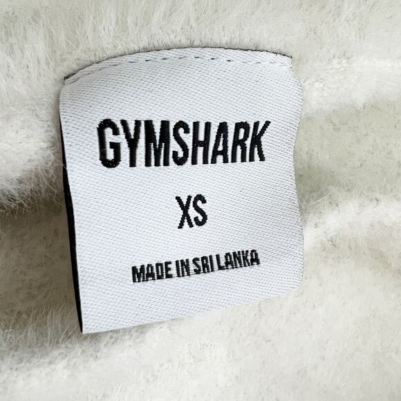 Gymshark Whitney Simmons Oversized Eyelash Knit Sweater Womens XS Fuzzy Athletic - Picture 5 of 7